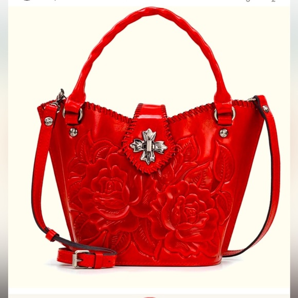 Patricia Nash Handbags - Patricia Nash Ninetta Bag – Bright Red Elegant, Bold, & Timeless Art To Wear